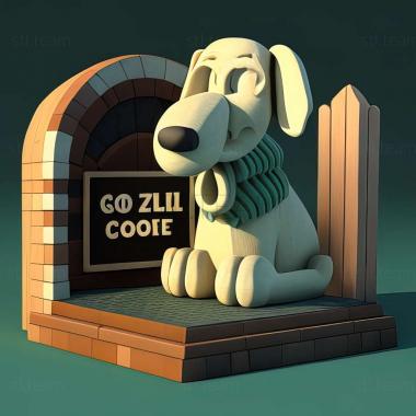 3D model Wallace  Gromit in Project Zoo game (STL)